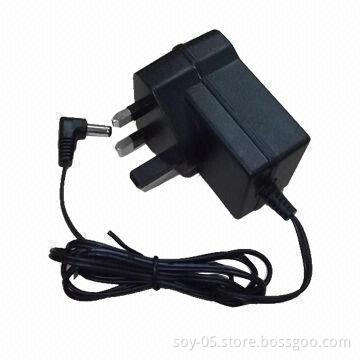 AC/DC Adapter with UK Plug, High-reliability and Mass Production